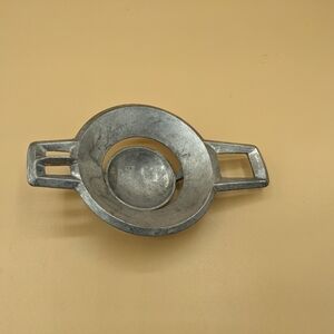 Vintage Aluminum Egg Separator Egg Yolk Seperator 5.25" L Inches Made in Taiwan